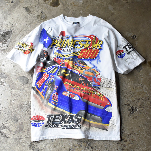 90's AOP！ Racing Tシャツ USA製 240624H