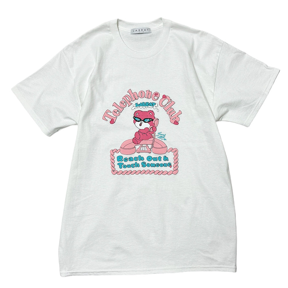 foxy illustrations×LABRAT "Telephone Club" Tシャツ LR-2024-05 240601