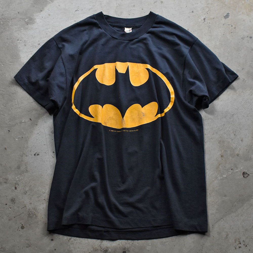 バットマン ロゴ Tシャツ 1980年〜 ブラック USA製 ヴィンテージ