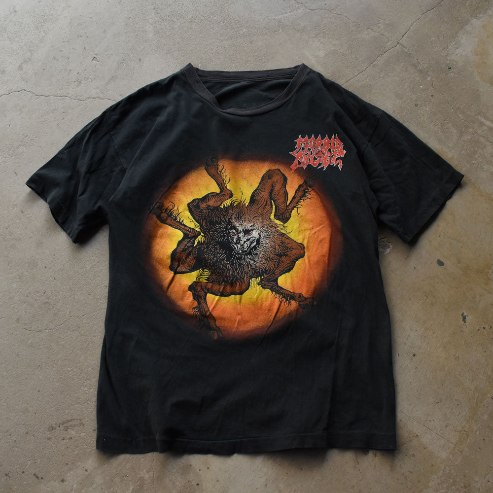 モービッド・エンジェル European Sickness クリーチャー ツアーTシャツ 90年代 ブラック ヴィンテージ