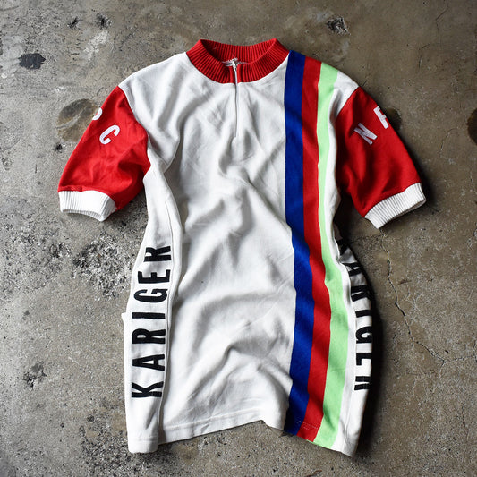70's tricots du Rocher "NPC" サイクリングシャツ Euro製 240724H