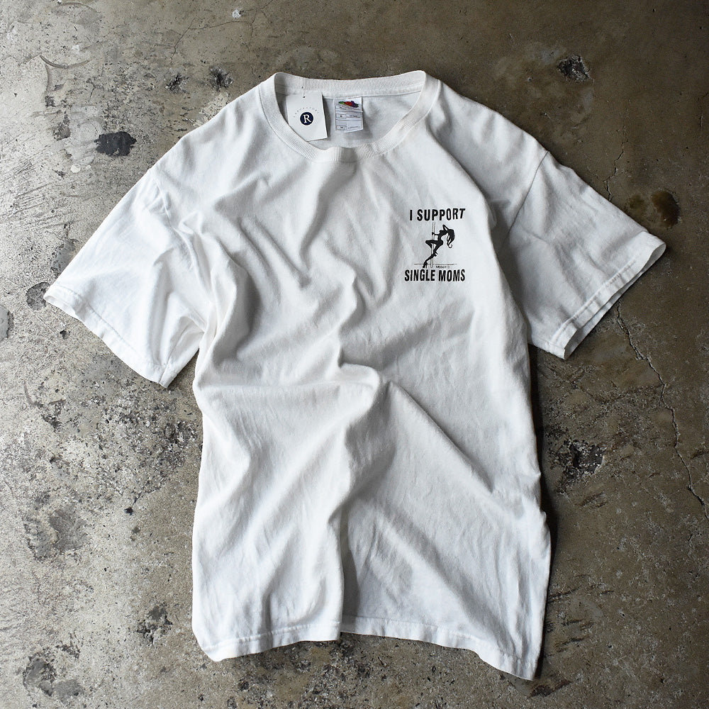 Y2K “I SUPPORT SINGLE MOMS” Tシャツ 240831H