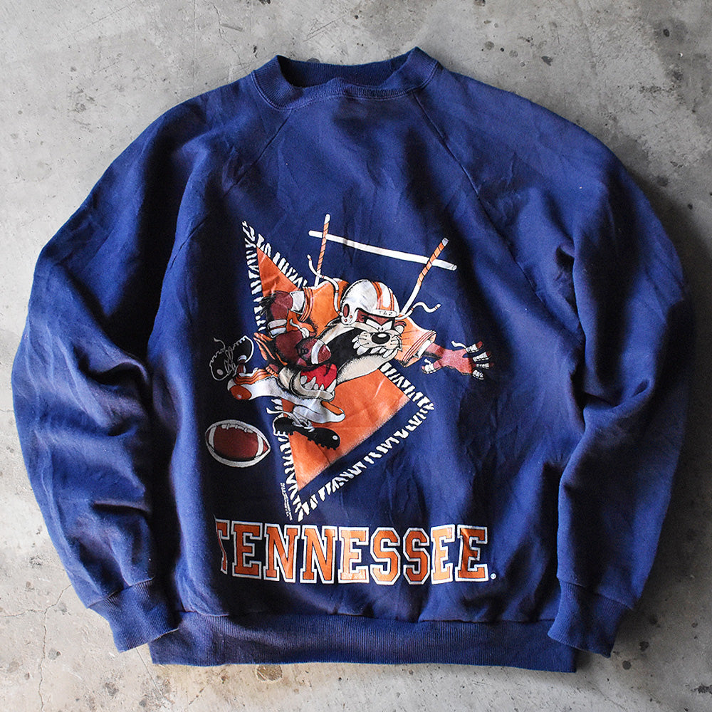 90’s Looney Tunes “Tennessee Football” TAZ キャラ スウェット 231221