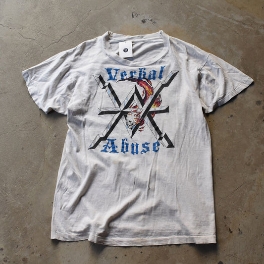 80's Verbal Abuse "The Beer Don’t Stop Here Tour" ロックTシャツ 250909H