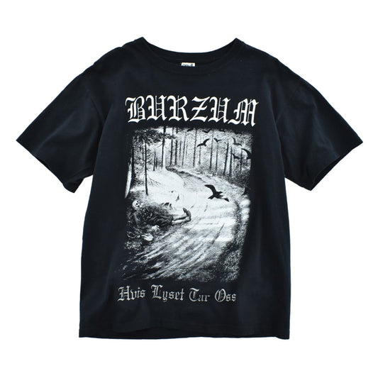 Y2K Burzum "Hvis Lyset Tar Oss" ブラックメタル ロックTシャツ 260626H