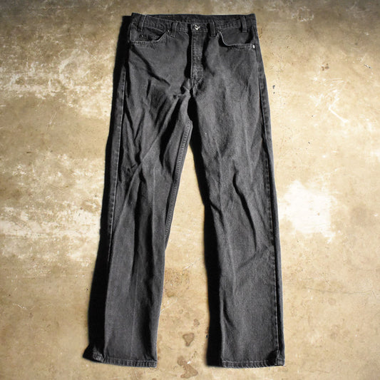 90’s Levi's オレンジタブ! 505 ストレート ブラックデニムパンツ 250319H