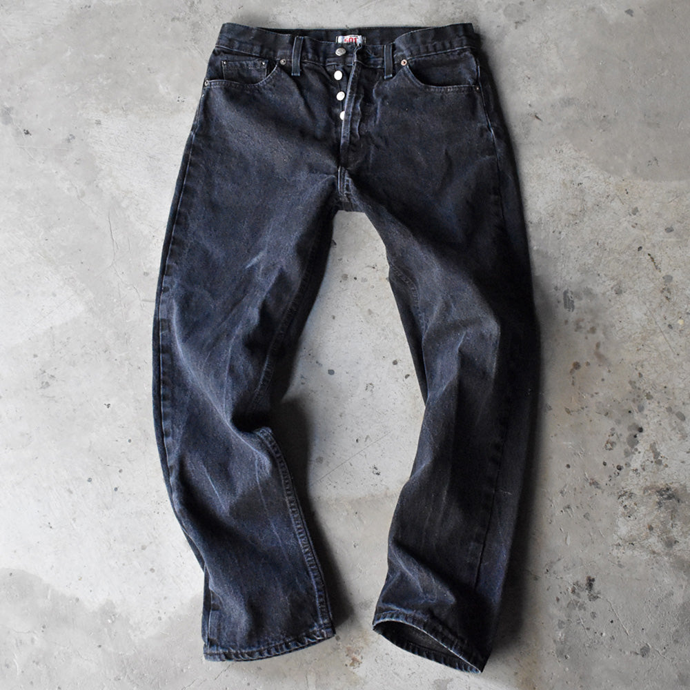 Levi's 501 ブラックデニムパンツ 240415