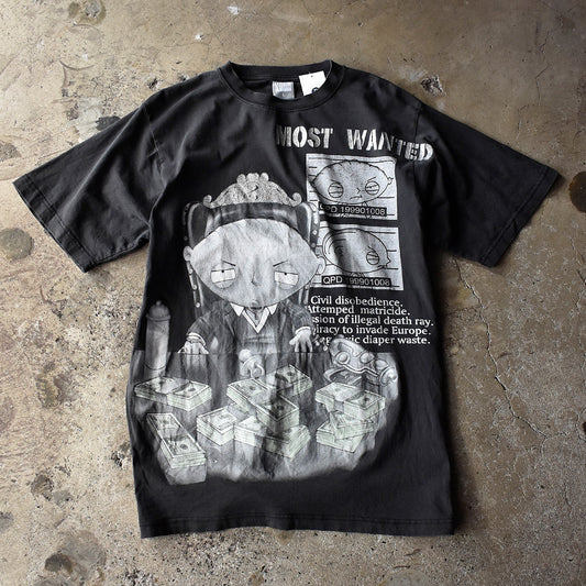 Y2K Family Guy “money” ラメプリント Tシャツ 250509H
