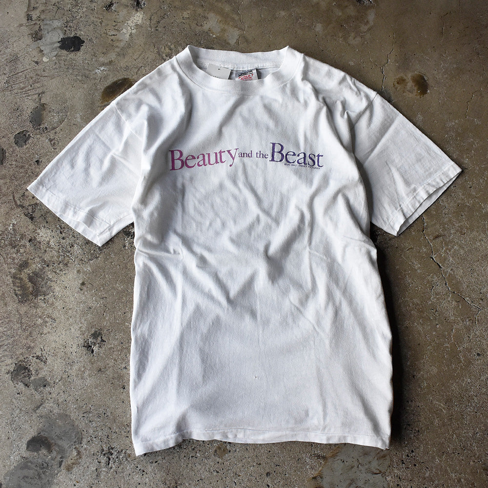 90's Disney “Beauty and the Beast“ Tシャツ USA製 250519H