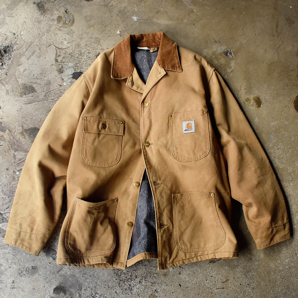 90's Carhartt ダック チョアコート ブランケットライナー 250113H