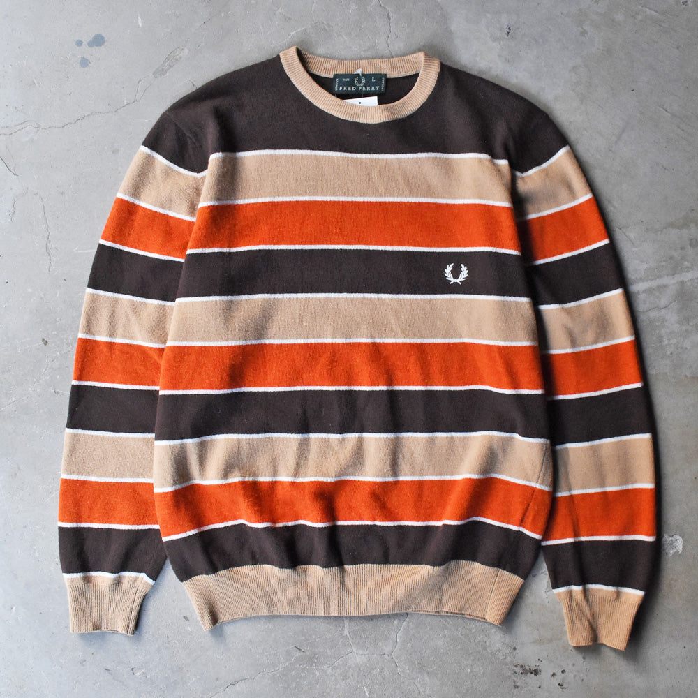 Fred Perry ボーダーニット Italy製 251107H
