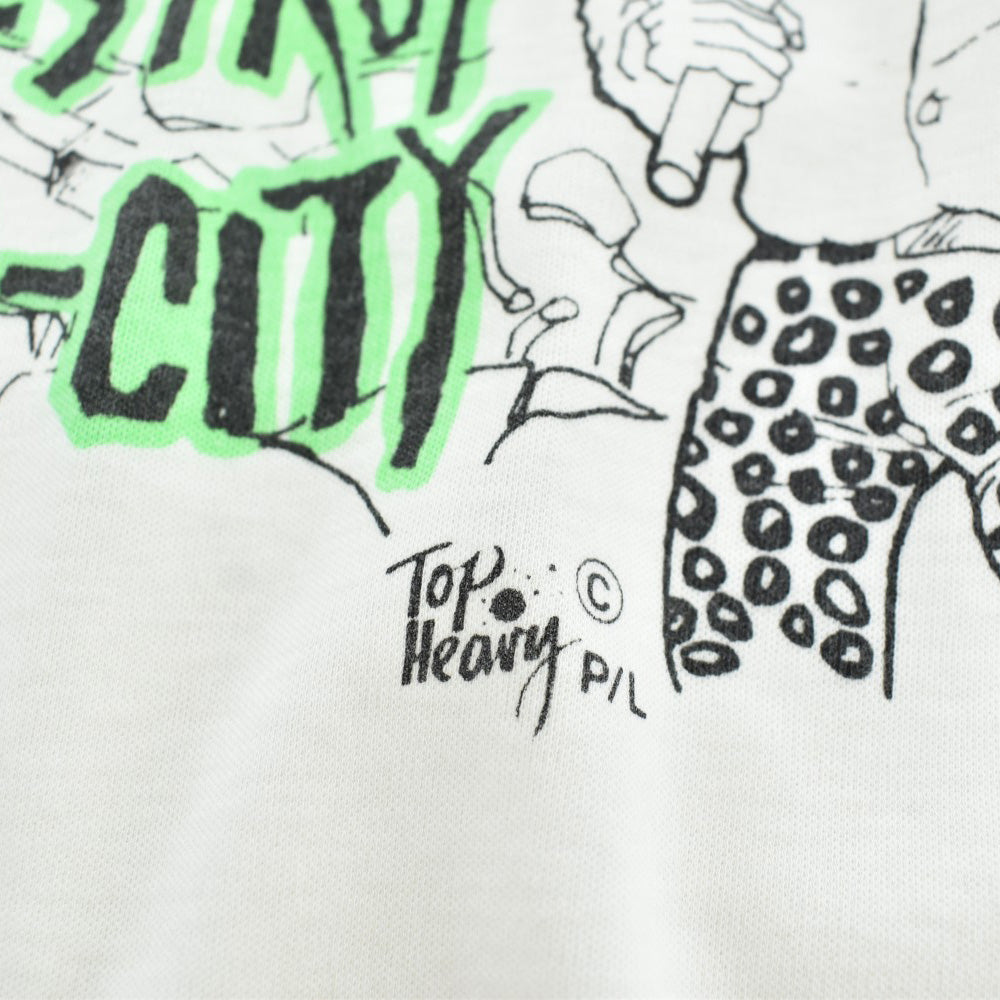 80's Psychotic Turnbuckles "Destroy Dull-City" ガレージパンク ロックTシャツ 260929H