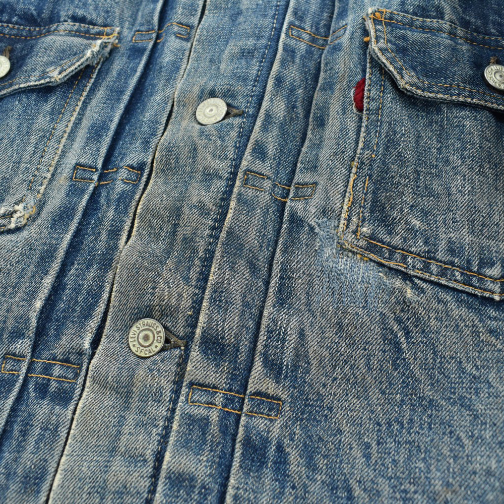 50's Levi's 517XX 2nd ブランケットライナー 革パッチ デニムジャケット 260612H831