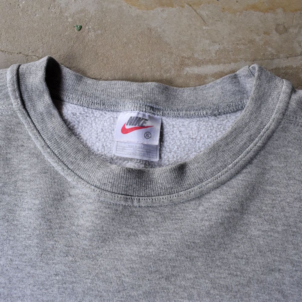 90’s NIKE ロゴスウェット USA製 グレー 251028H
