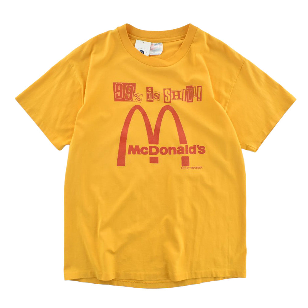 90's McDonald's "99% is SHIT!" パロディ アートTシャツ USA製 260320H