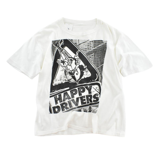 80's Happy Drivers サイコビリー フレンチパンク ロックTシャツ 260929H