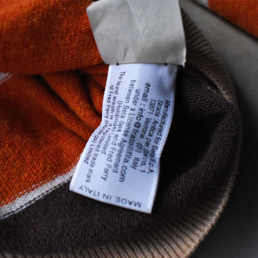 Fred Perry ボーダーニット Italy製 251107H