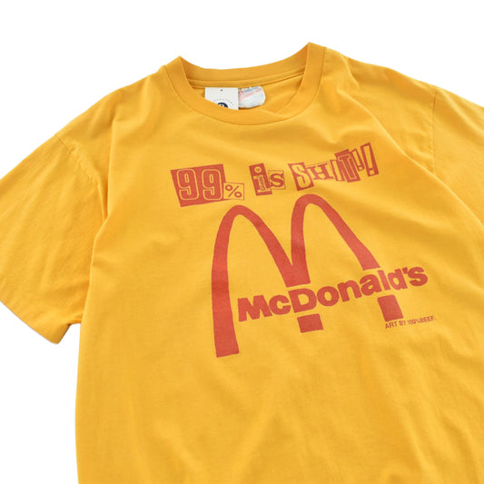 90's McDonald's "99% is SHIT!" パロディ アートTシャツ USA製 260320H