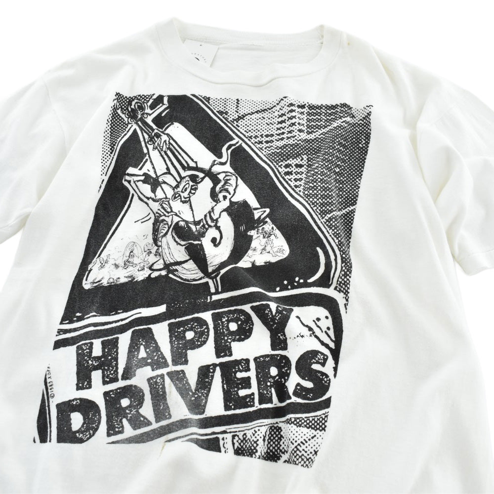 80's Happy Drivers サイコビリー フレンチパンク ロックTシャツ 260929H