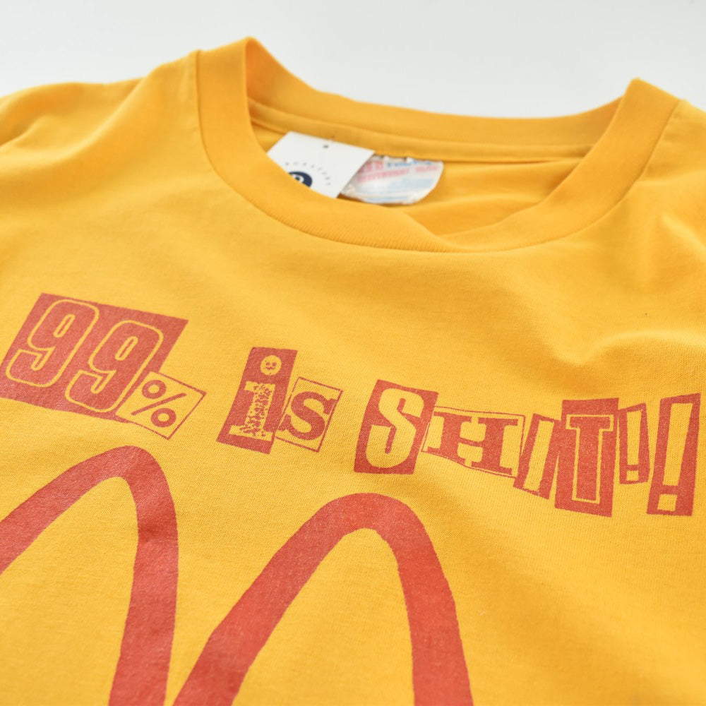 90's McDonald's "99% is SHIT!" パロディ アートTシャツ USA製 260320H