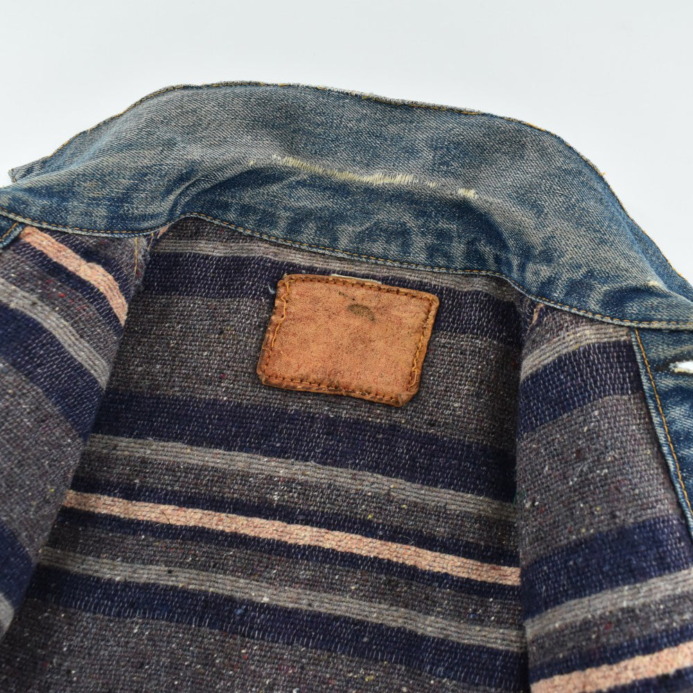 50's Levi's 517XX 2nd ブランケットライナー 革パッチ デニムジャケット 260612H831