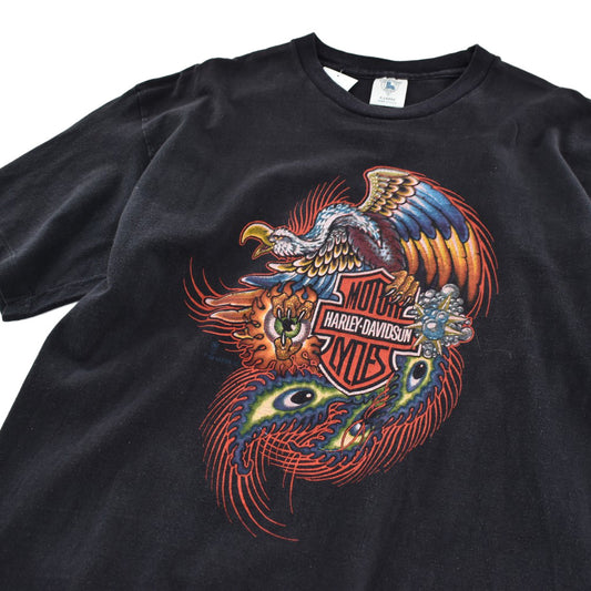 80's HARLEY-DAVIDSON "EAGLE EYE" バイクTシャツ 260526HFK2