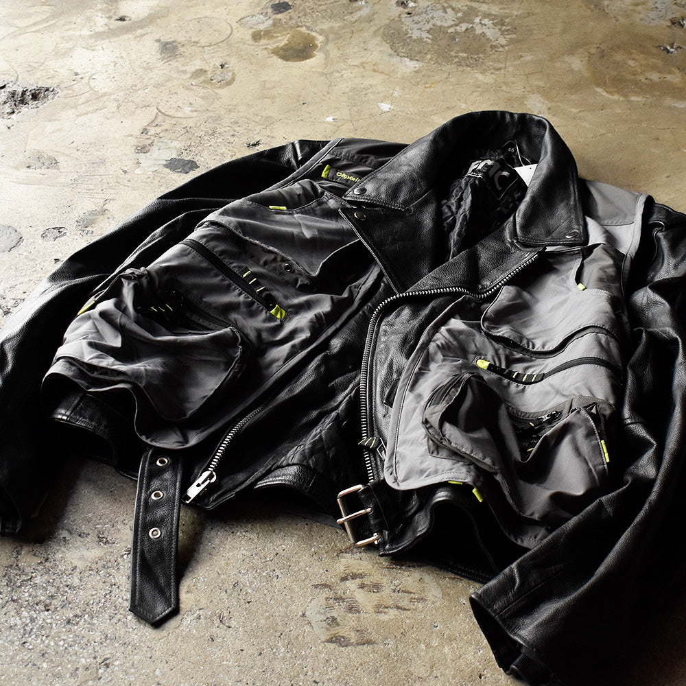 Y2K FMC ライダース レザージャケット 46size 240321H