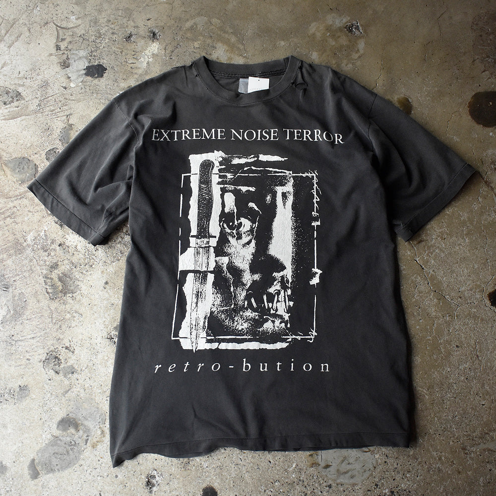 エクストリーム・ノイズ・テラー Retro-Bution ジャケットアート Tシャツ 1995年 ヴィンテージ