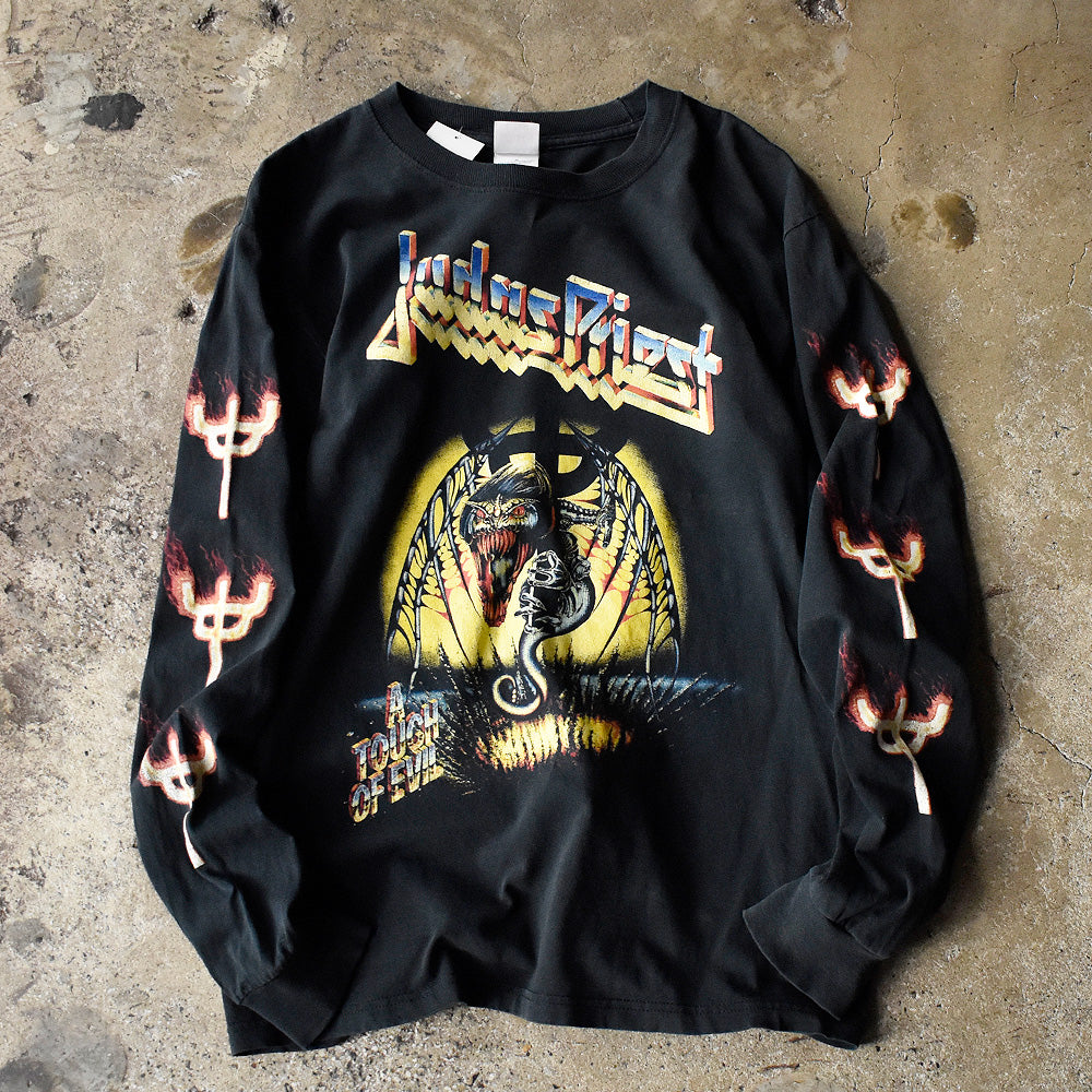 ジューダス・プリースト A Touch of Evil ジャケットデザイン ロングスリーブTシャツ 2004年 古着