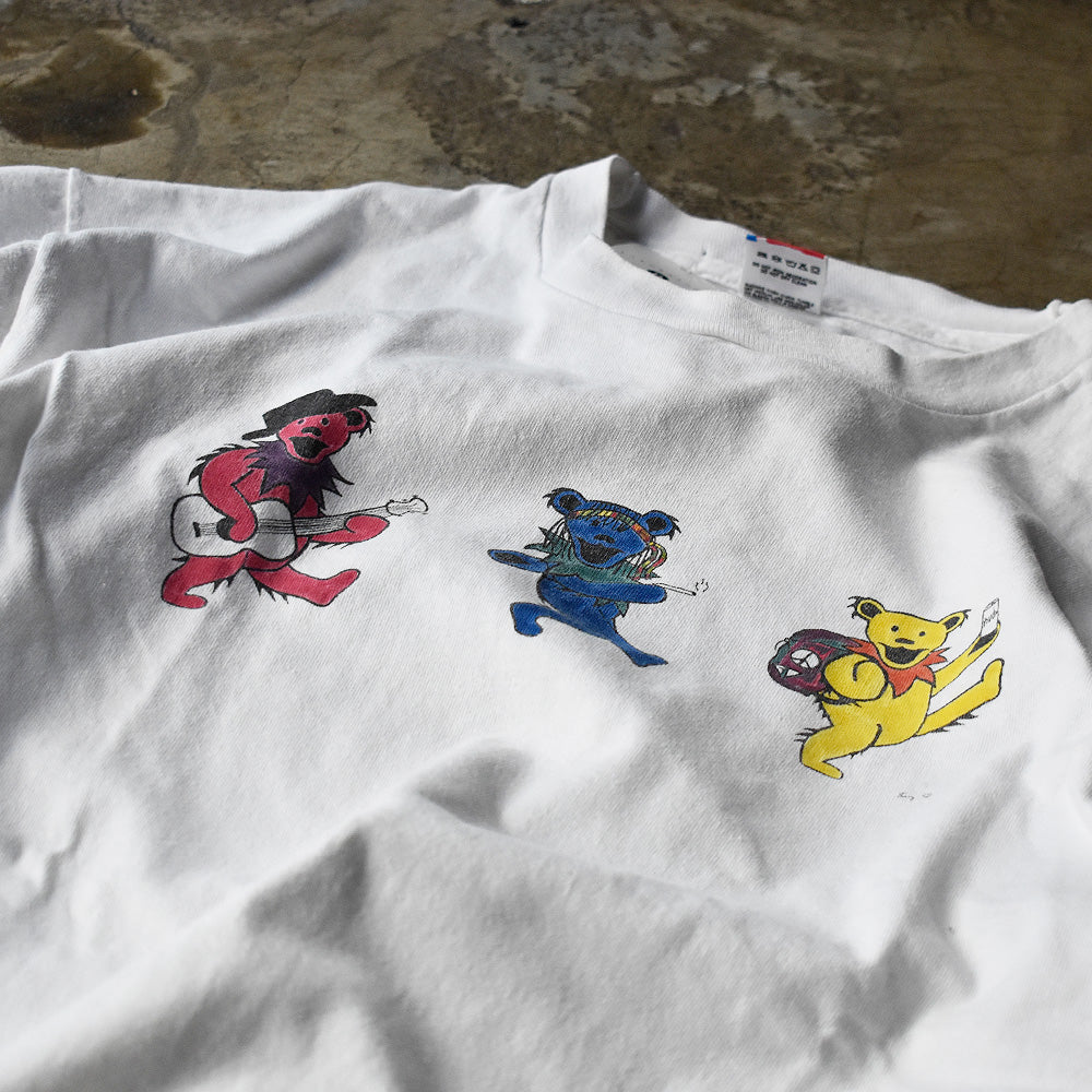 グレイトフル・デッド デッドベア イラスト Tシャツ 90年代 USA製 ヴィンテージ