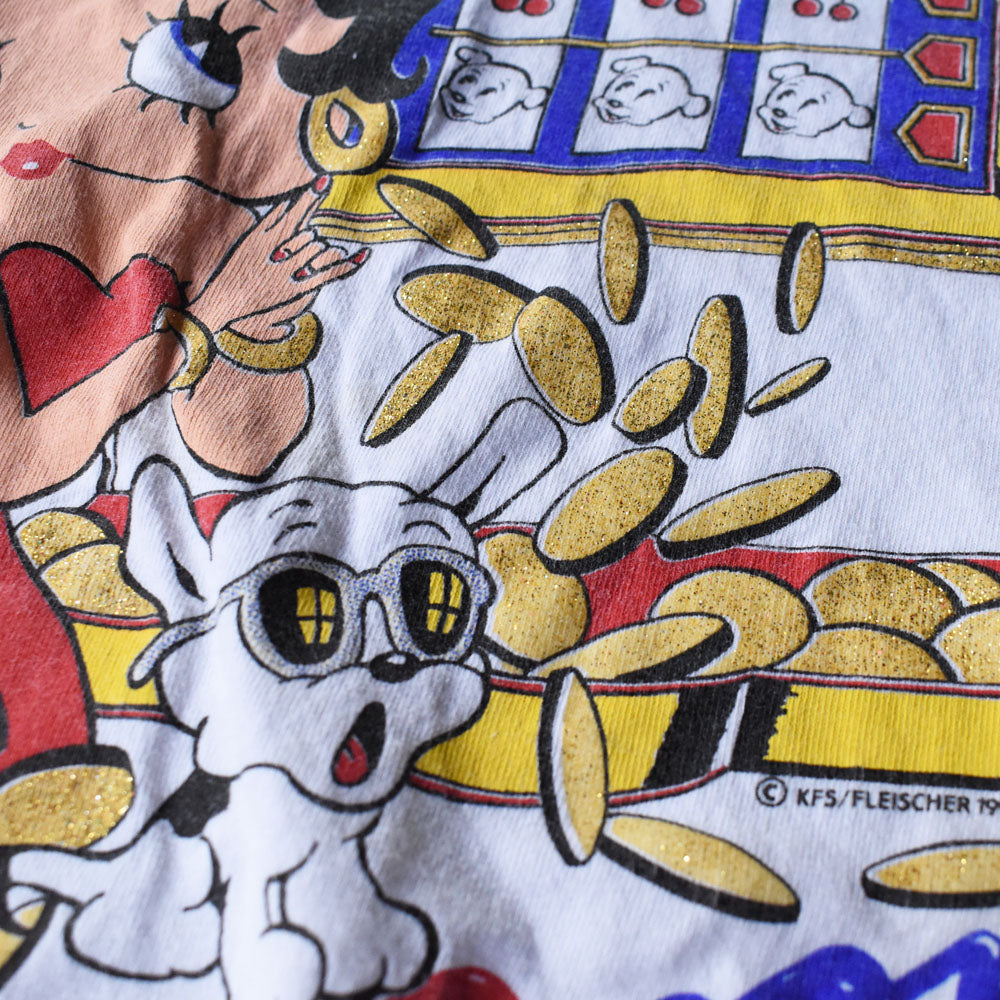 90’s Betty Boop “Casino Resort” キャラクターTシャツ 250923H
