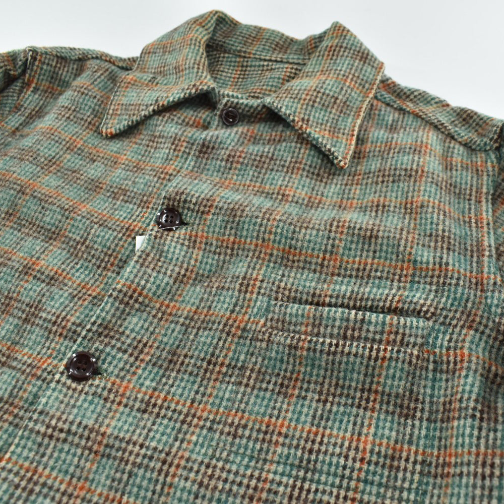 50’s~ ウール チェック シャツジャケット 261030H