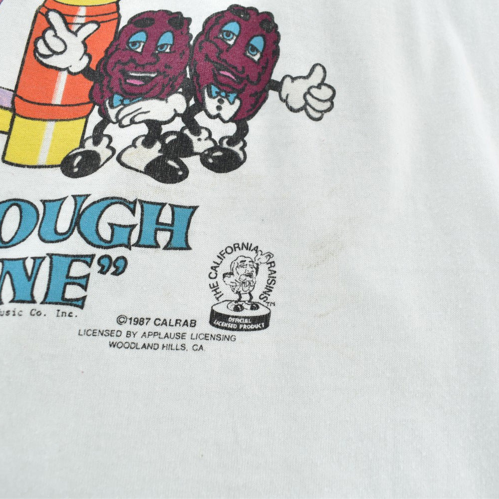 80's The California Raisins "HEARD IT THROUGH THE GRAPEVINE" キャラT 260922H