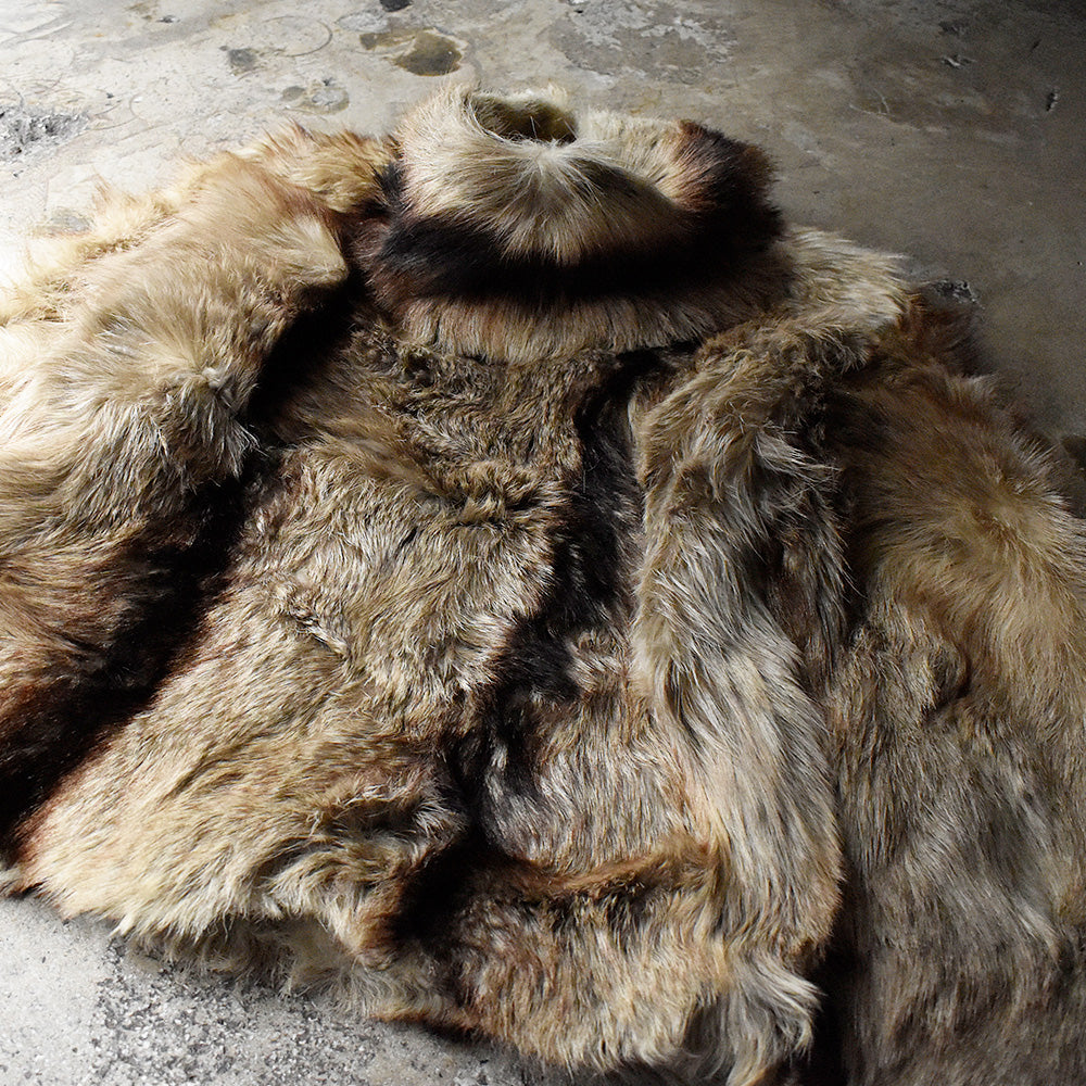 80's M.Julien Real fur フード付きジャケット 231212H