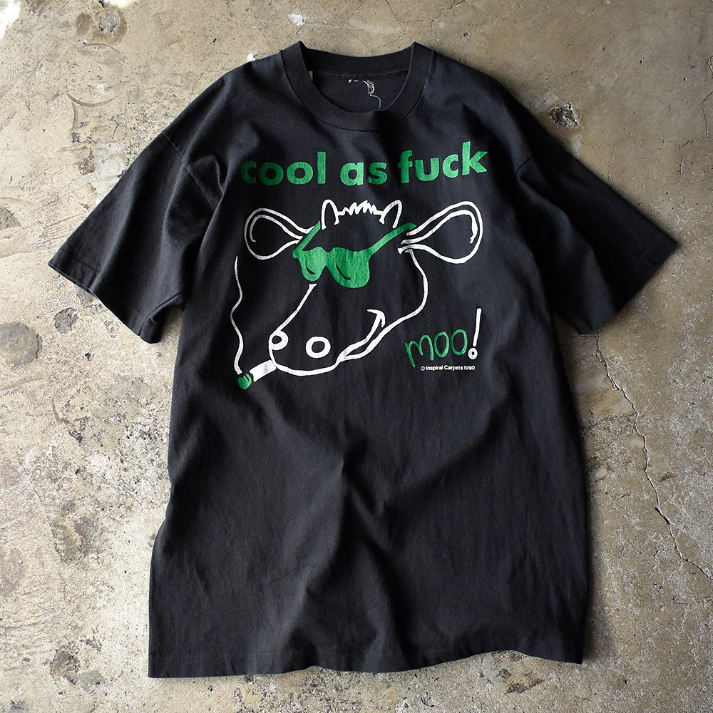 90's Inspiral Carpets “Cool as Fuck” Tシャツ 240410H