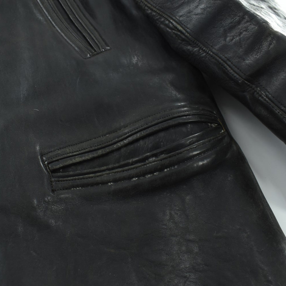 30’s GENUINE HORSEHIDE シングル レザーカーコート 260106H
