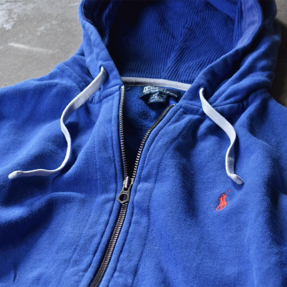 90's Polo Ralph Lauren BLUE フルジップパーカー 230915