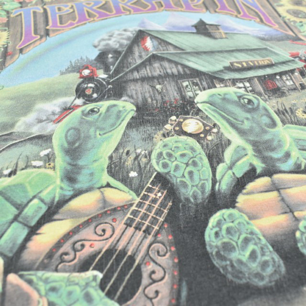 90's Liquid Blue GRATEFUL DEAD "Terrapin Station" タイダイ ロックTシャツ 260619H