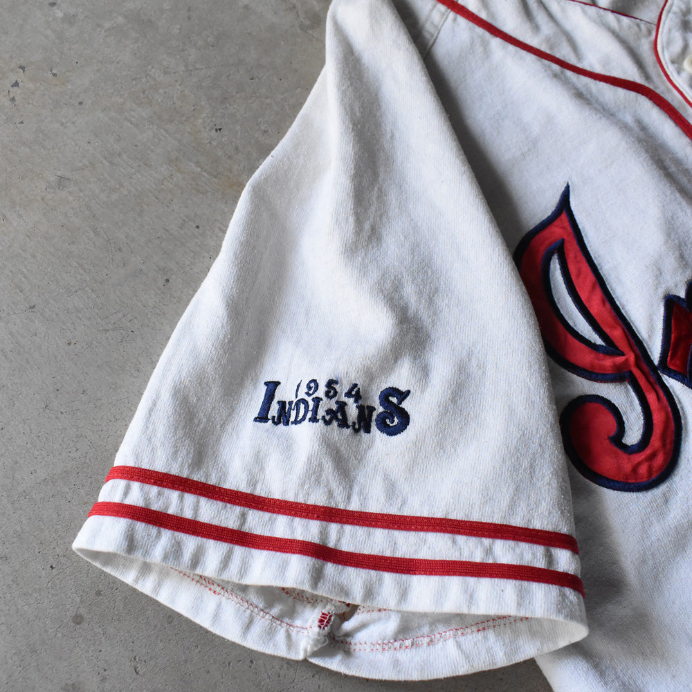 90’s STARTER “MLB Cleveland Indians” 1954復刻 ベースボールシャツ 250412