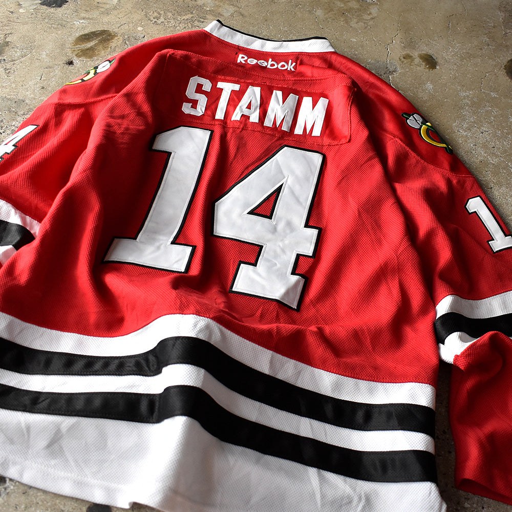 Reebok NHL “Chicago Blackhawks” ホッケーシャツ カナダ製 240805H