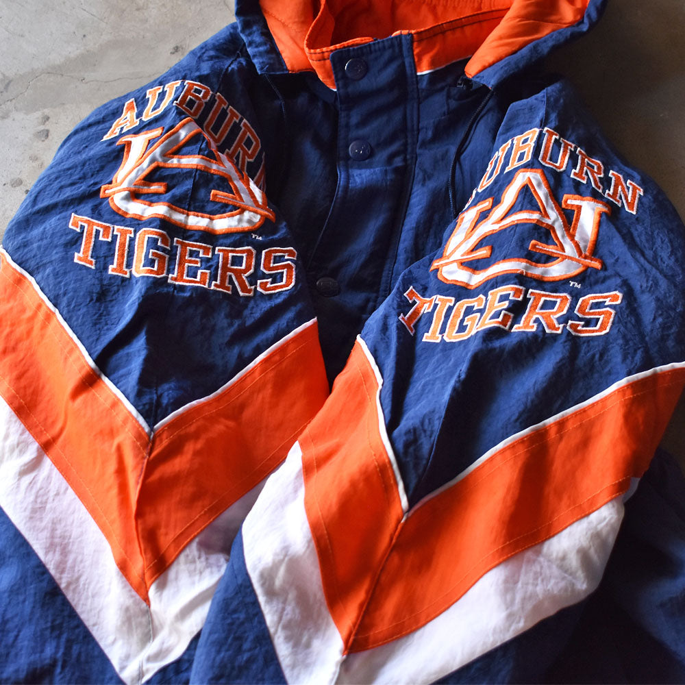 90-00s STARTER "Auburn Tigers" 中綿入り ナイロンジャケット 240301