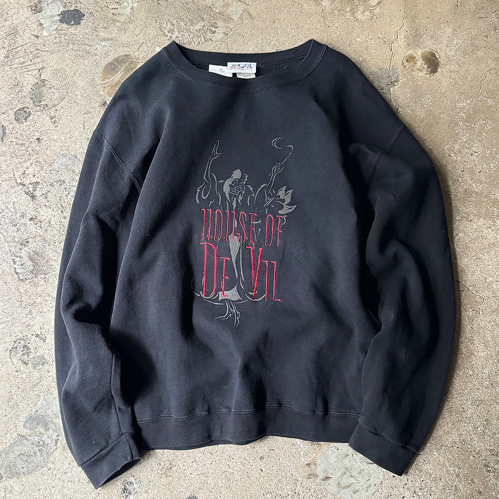 90's Disney One Hundred and One Dalmatians “クルエラ“ スウェット USA製 240312H