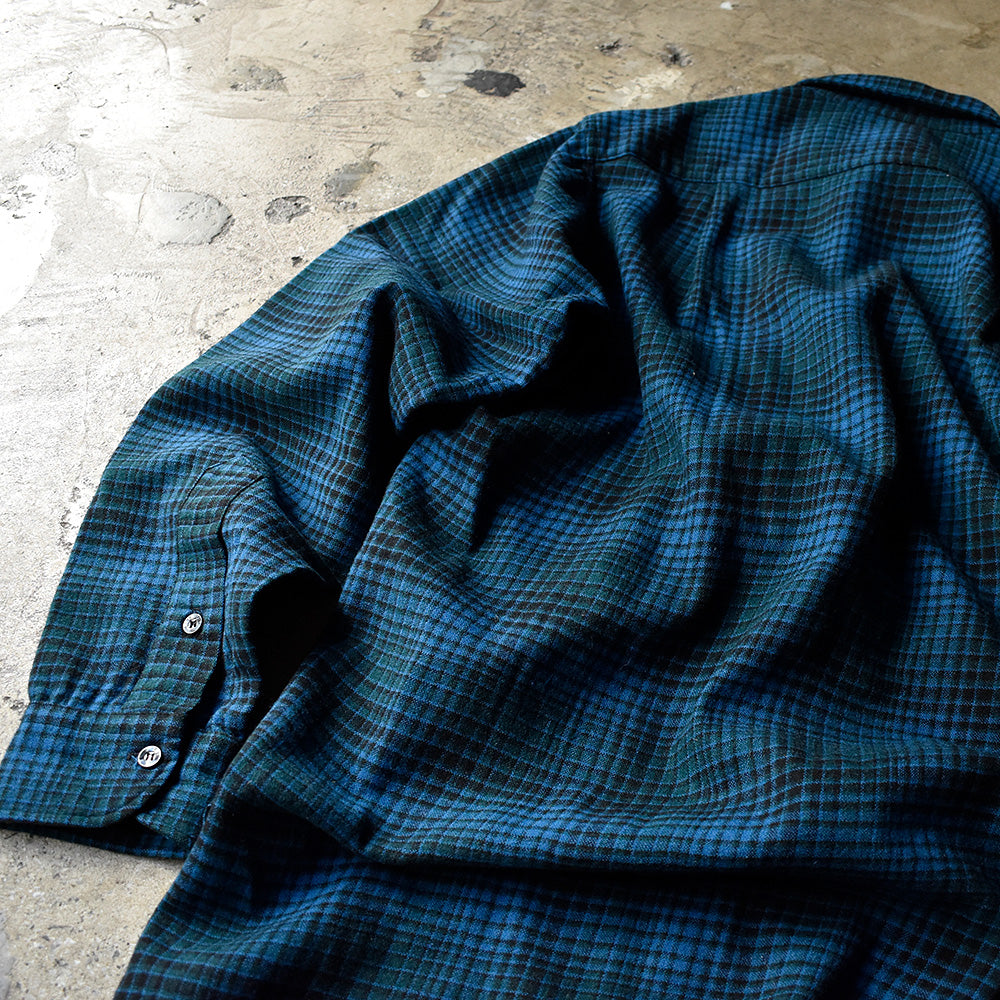 60's Pendleton ウール チェック柄シャツ USA製 240208H
