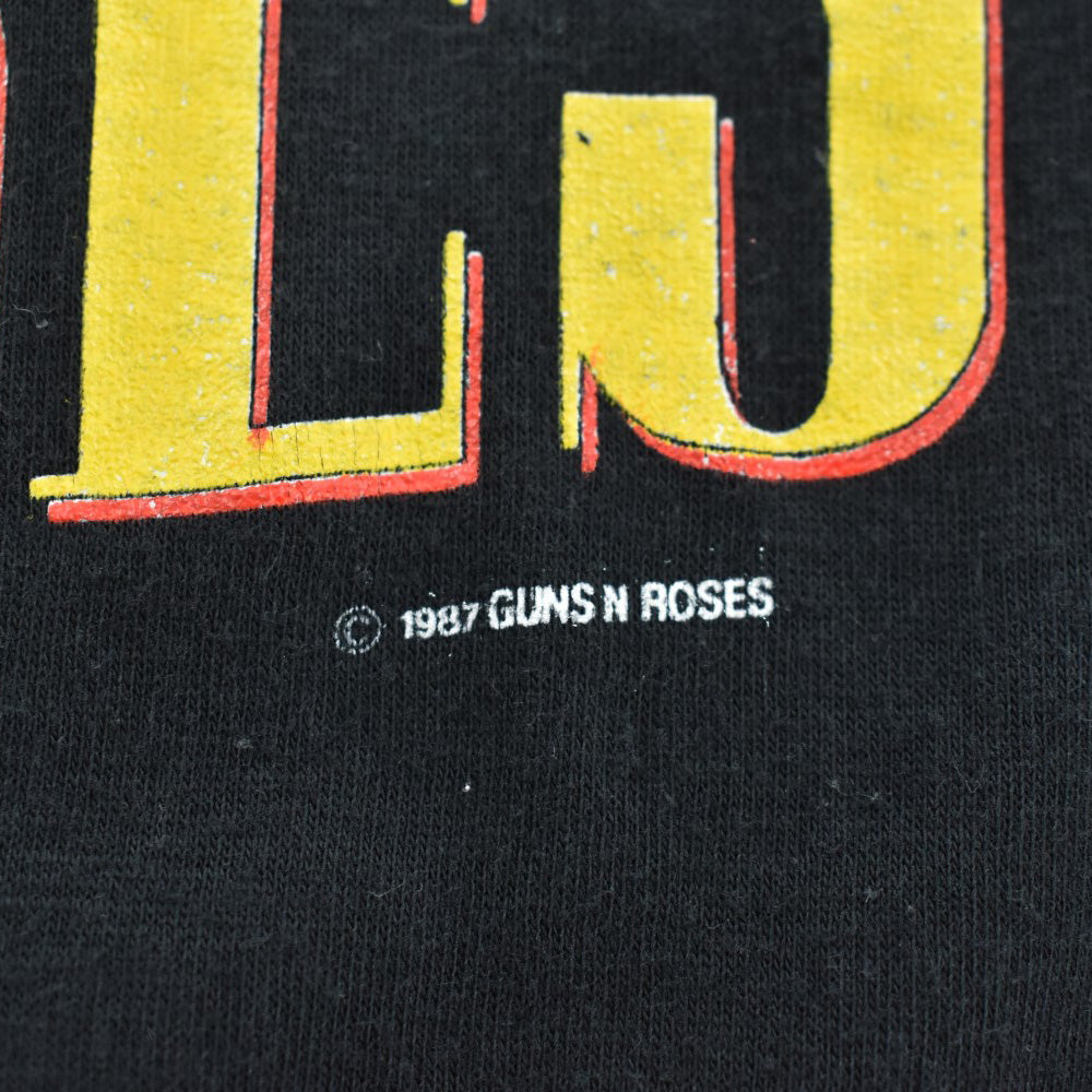 80's GUNS N' ROSES "Appetite for Destruction" 発禁 ロックTシャツ 260814H