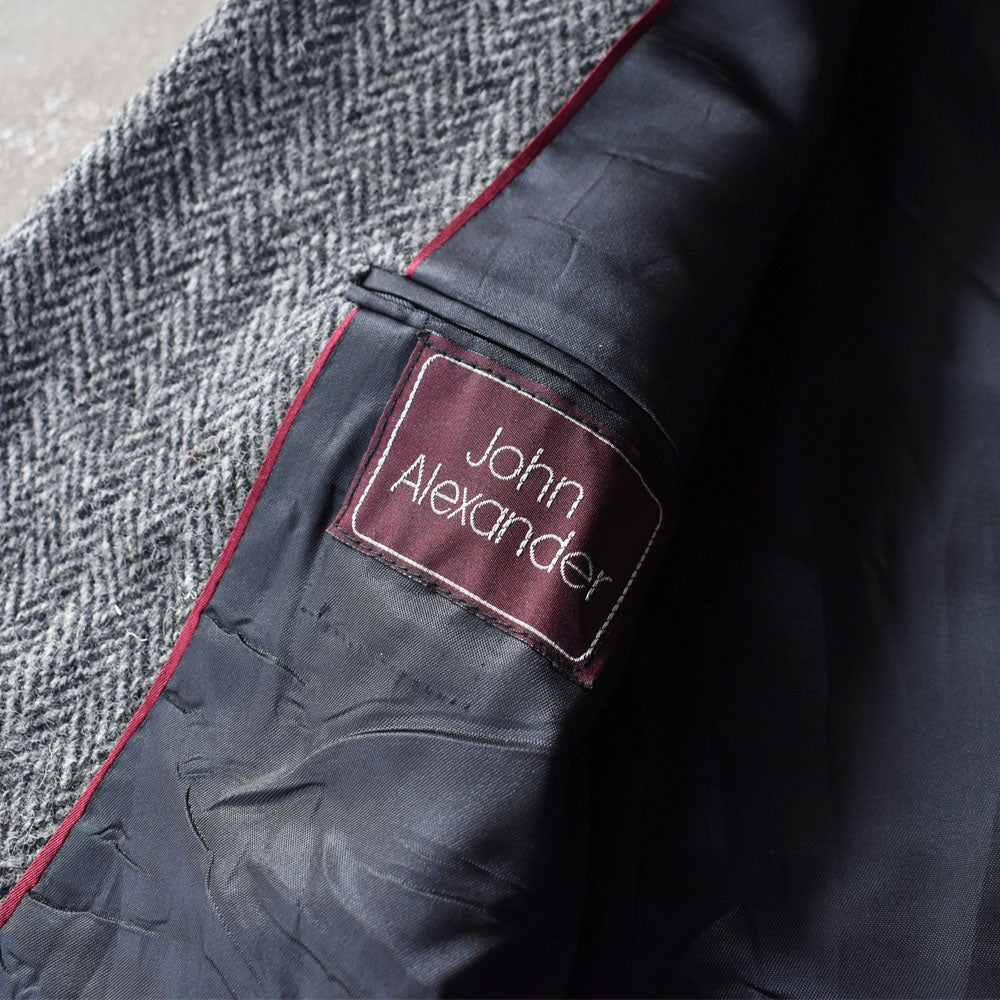 80’s John Alexander “Harris Tweed” テーラードジャケット NOS 251021H