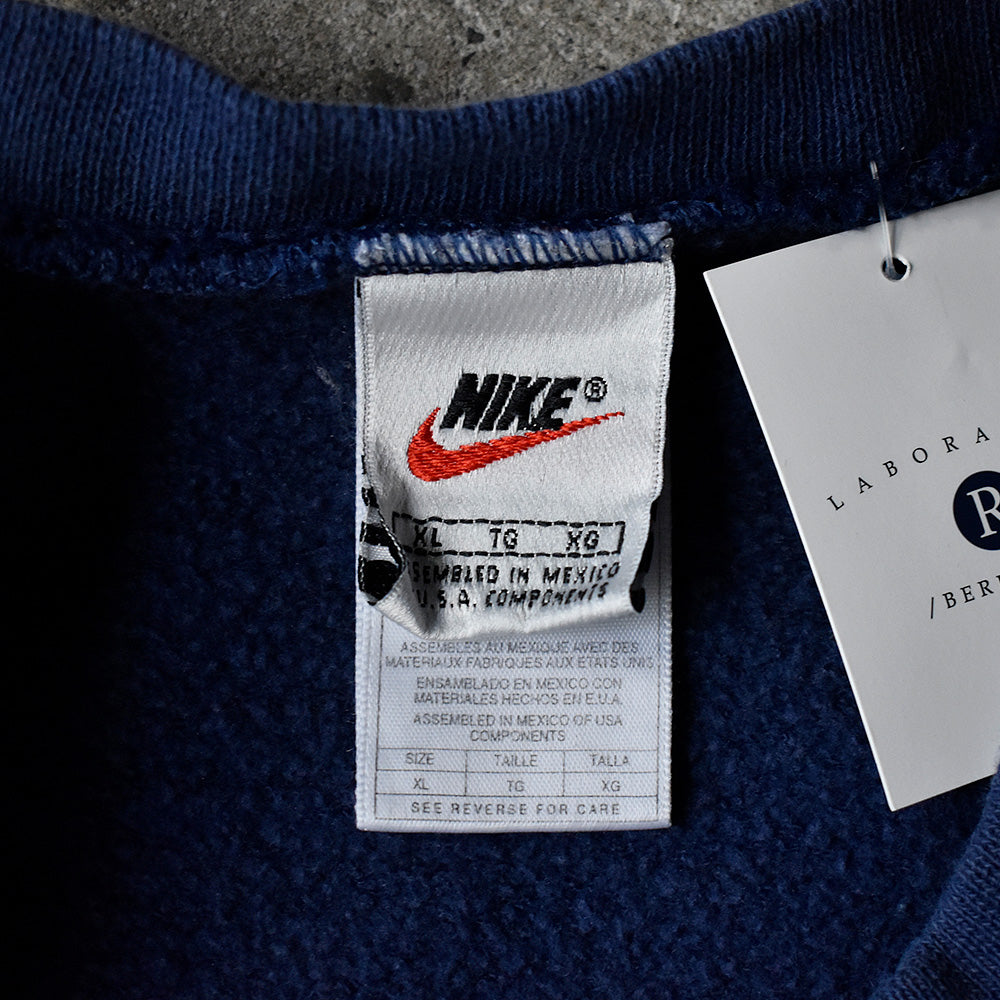 90's NIKE swoosh logo刺繍 スウェット 231228H