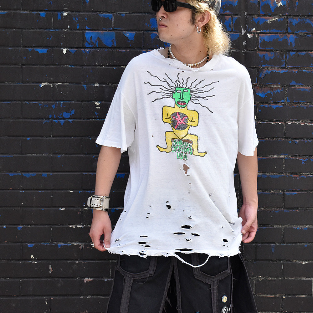 80's ボロ！ “Shreve Systems“ Tシャツ USA製 240803H