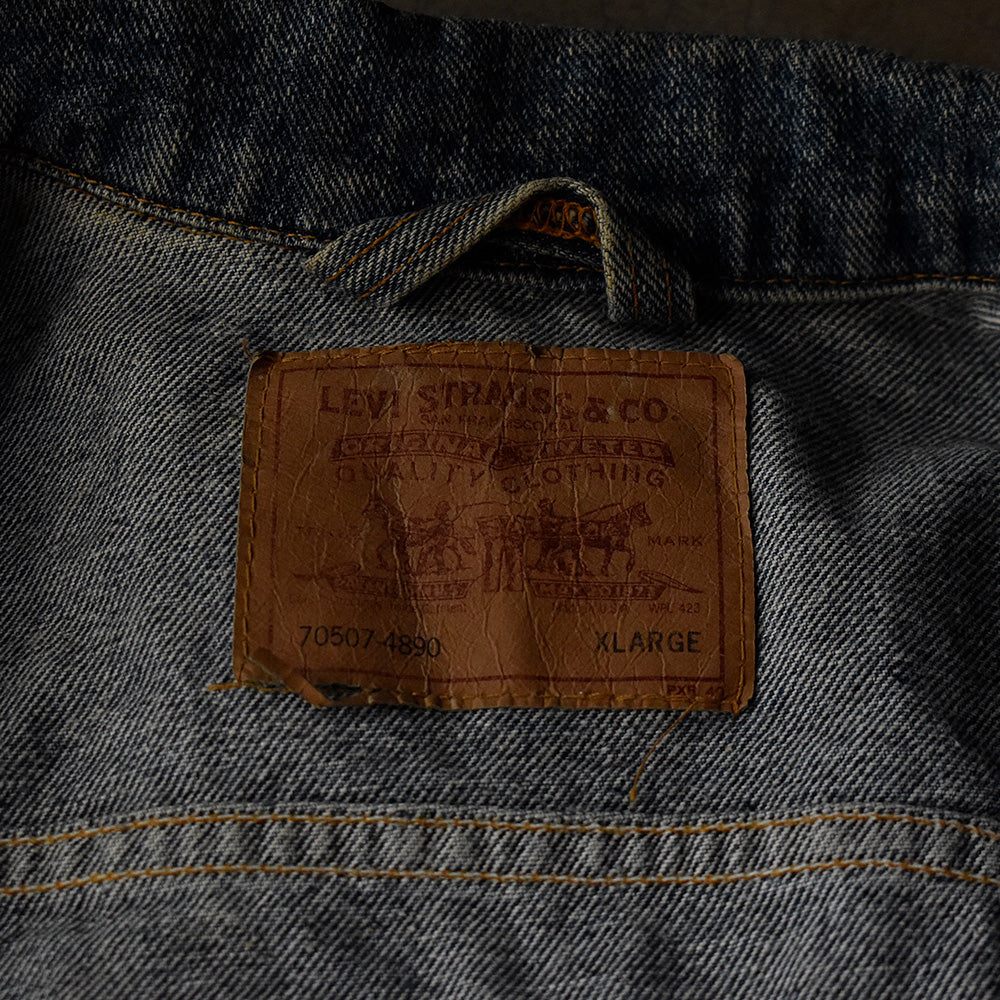 90's Levi's 70507-4890 刺繡！ デニムジャケット USA製 231028H