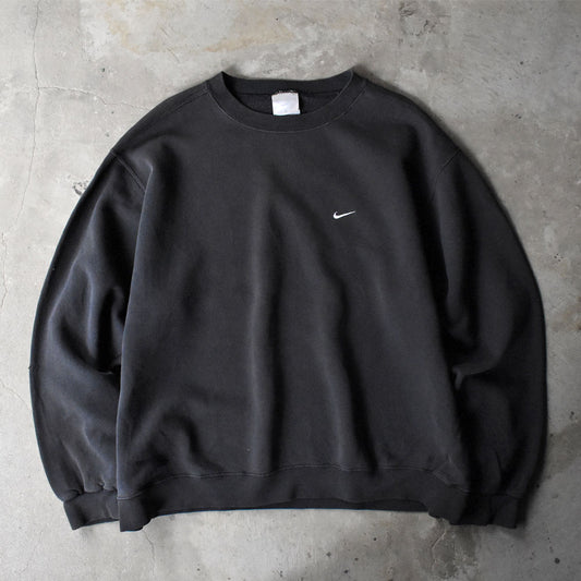 Y2K NIKE 刺繍 small swoosh ロゴ スウェット250413