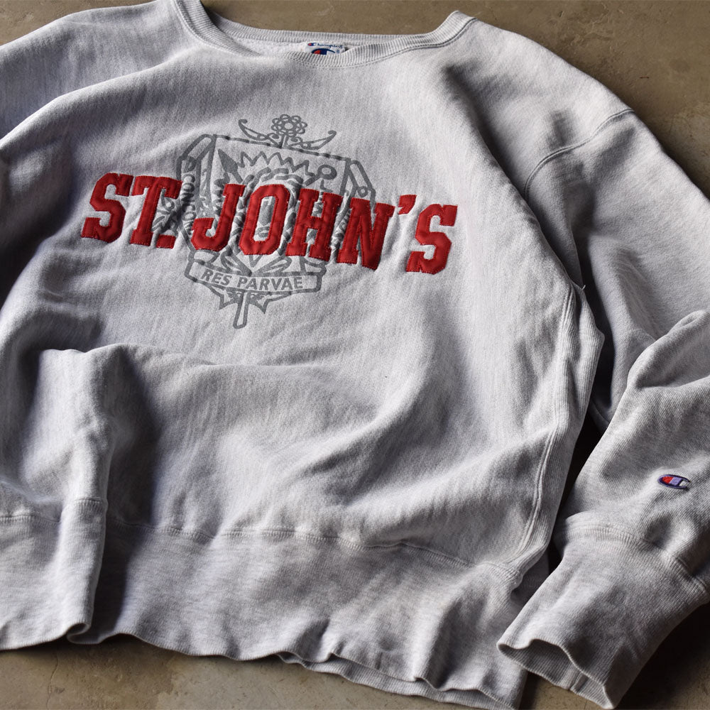 90's Champion “ST.JOHN’S” RWスウェット 240510